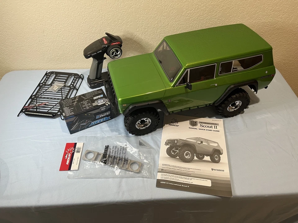 Redcat Gen8 V2 International Scout II 1/10 4WD ROOF RACK, ALUMINUM GRILL!! - Image 3 of 4