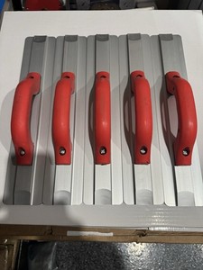 LOT OF 5 Concrete Hand Float, Sq, 3-1/4 X 16 In, Magnesium 5 Trowels/Floats