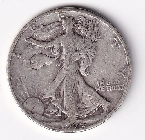 1944 D Walking Liberty Half Dollar 90% Silver  #147