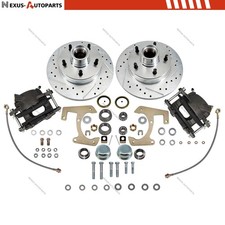 For 1947-59 Chevrolet 12-ton Truck Drilledslotted Rotor Deluxe Disc Brake Kit