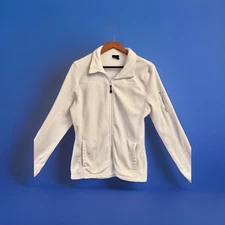 Polar Edge Size  Women's Pink Front Zip Fleece Jacket W/ 2 Front Pockets