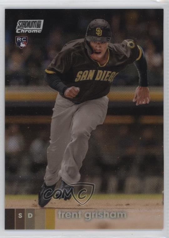 2020 Topps Stadium Club Chrome Refractor Trent Grisham #152 1id3