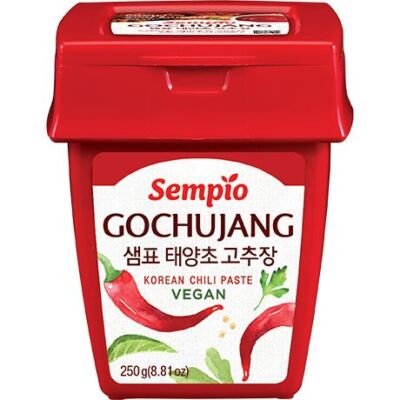 SEMPIO Chilipaste Scharf Gochujang 250g aus Korea | Korean Chili Paste, vegan