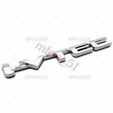 For Honda I-vtec Vtec Logo Emblem Badge Jdm Nameplate Sport Silver Chrome