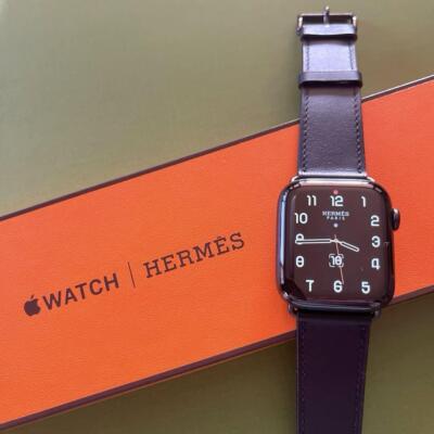 Apple Watch Hermes Series 6 Leather Strap 44Mm | eBay