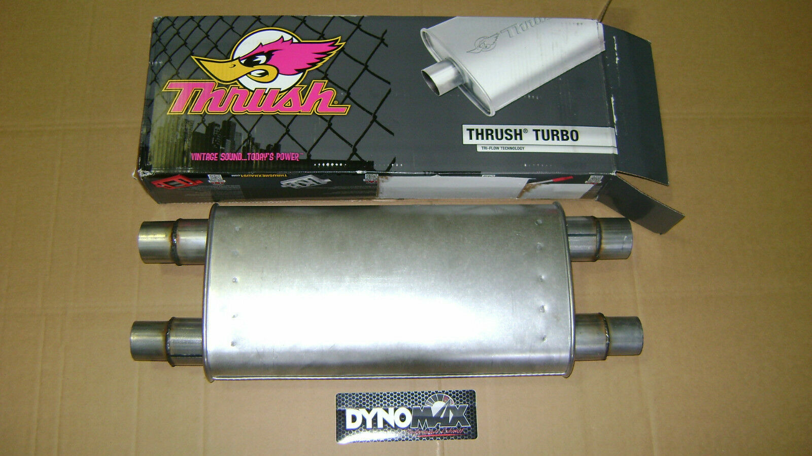 MADE IN USA 7074 Camaro Dual Exhaust System BB Thrush Turbo Muffler