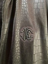 100 AUTHENTIC ROBERTO CAVALLI BLACK JACKET  PANTS SET 50/54