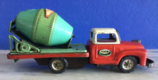Nice Vintage Tin Cement Mixer Friction Truck Yoshiya/Kobe Yoko Missing Part