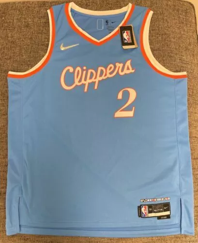 Nike SWINGMAN JERSEY LA CLIPPERS - KAWHI LEONARD #2 Blue