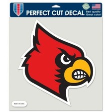 Louisville Cardinals 8x8 Die Cut Decal NCAA College Vinyl Auto Window Logo Film