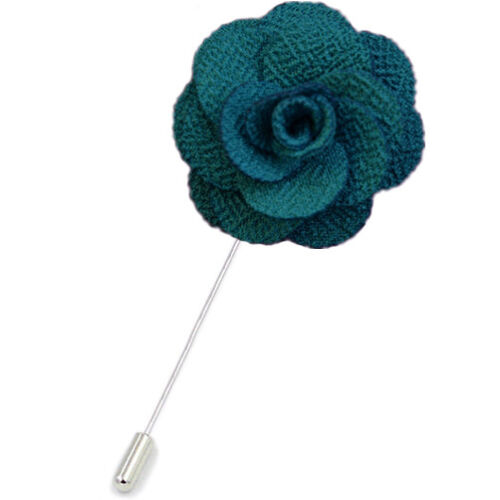 PIN DE SOLAPA DE FLORES Hecho a mano Accesorio Boda Broche Abrigo Cabeza Chaqueta Traje Regalo - Imagen 19 de 86