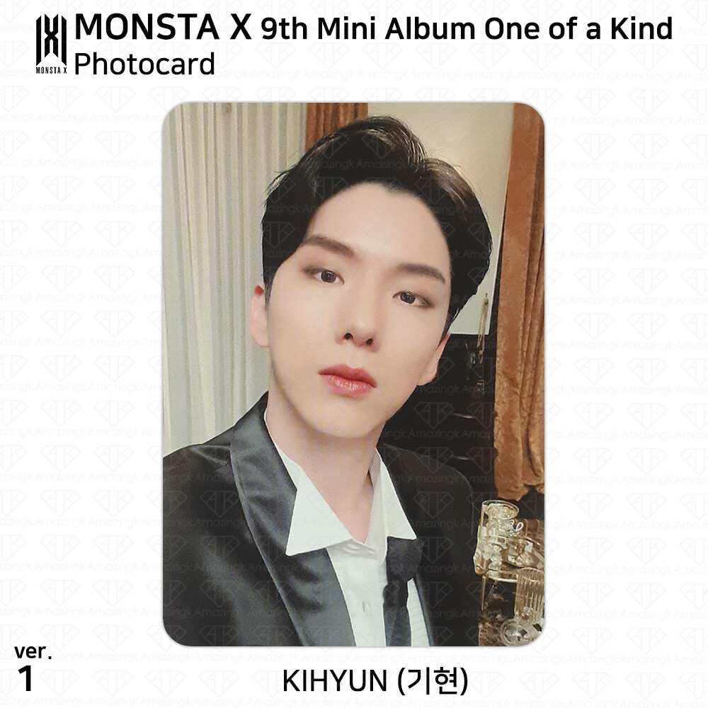 MONSTA X 9th Mini Album One Of A Kind Official Photocard Photo
