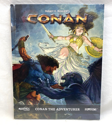 Conan The Adventurer RPG Book 2d20 Modiphius Hardcover MUH050384 HC