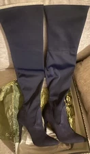 Charles By Charles David Over The Knee Boots Microsuede-Lycra Size 8M