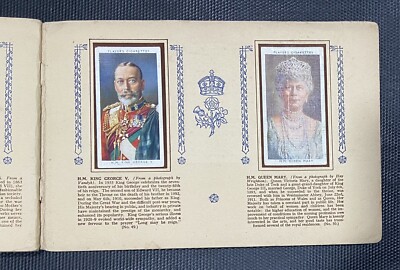 john player cigarette cards kings and queens of england Vintage (1935) Kings & Queens of England (1066-1935) Cigarette Cards  Booklet