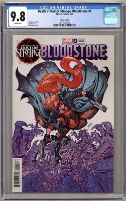 Death of Doctor Strange: Bloodstone #1 CGC 9.8 Wolf Variant  1st Appearance Lyra