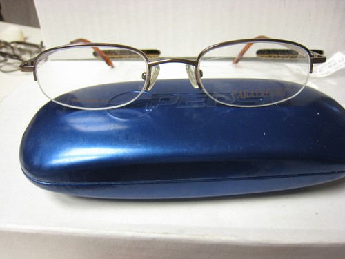 CARAVAGGIO EYEGLASS FRAMES Style CAESAR Sz. 49-20-140 in BROWN W/case