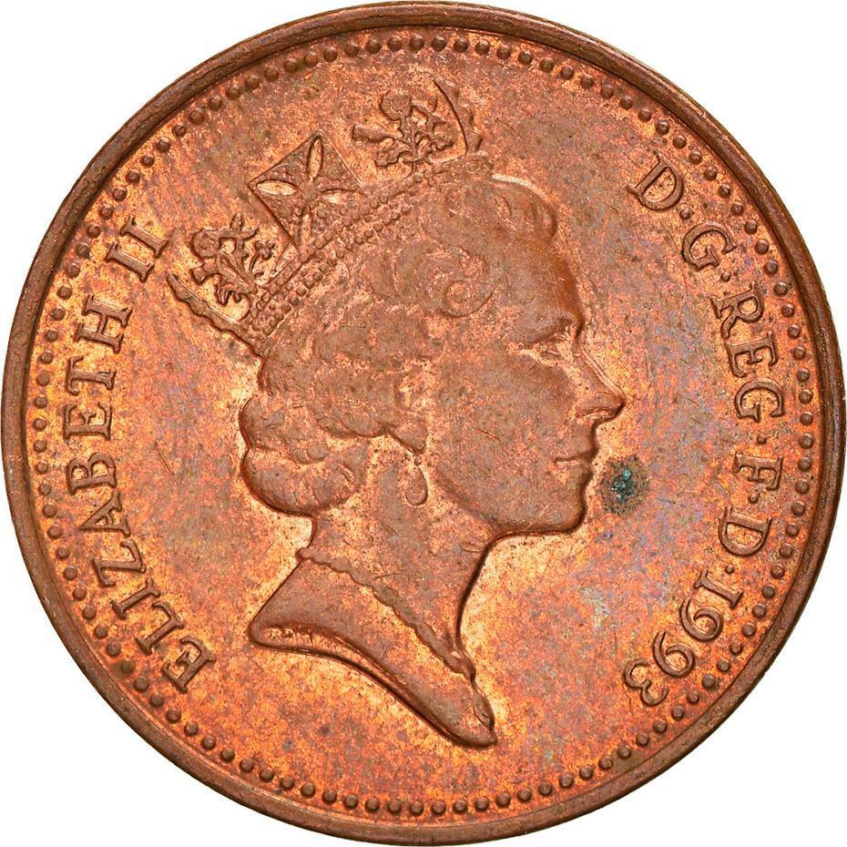 United Kingdom 1 Penny - Elizabeth II | magnetic | Coin KM935a