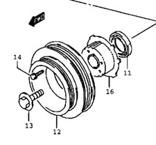 Poulies diverses Suzuki SAMURAI