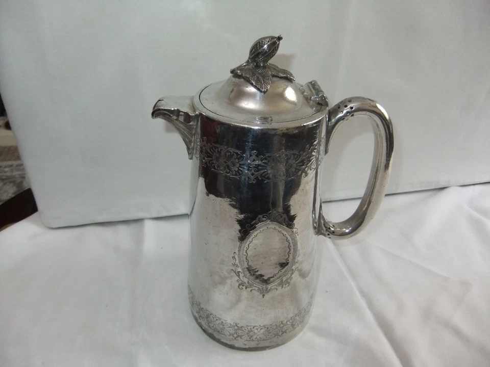 Antigua cafetera Walker & Hall, Sheffield, plateada altura 22 x 15 cm Foto 2 de 4