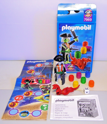 PLAYMOBIL 7969 Spiel Würfelspiel Geisterpirat Fässer Seeschlange komplett BA OVP