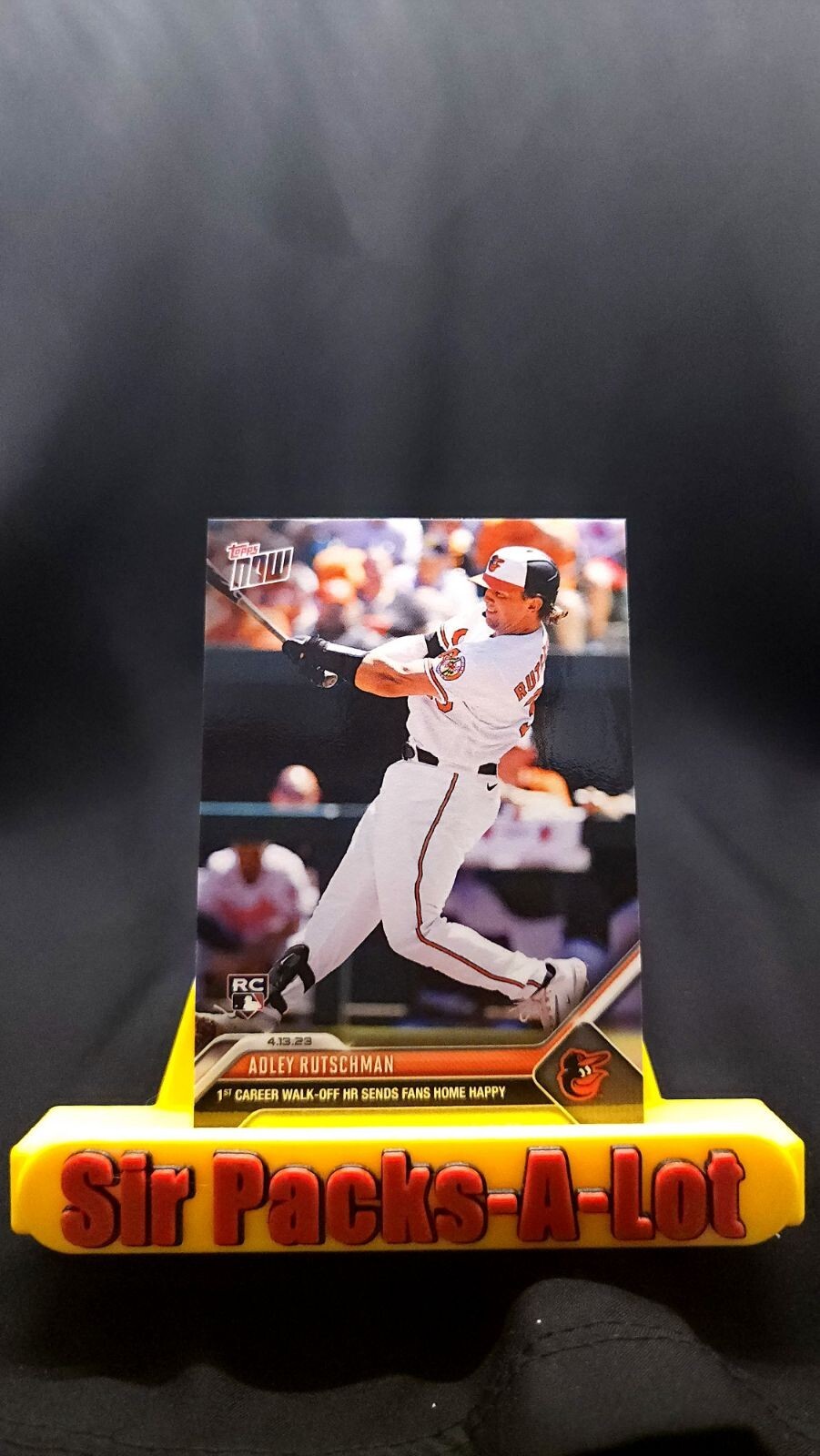 2023 Topps Now Adley Rutschman RC #114 ***1st Career Walk-Off HR**Orioles Rookie