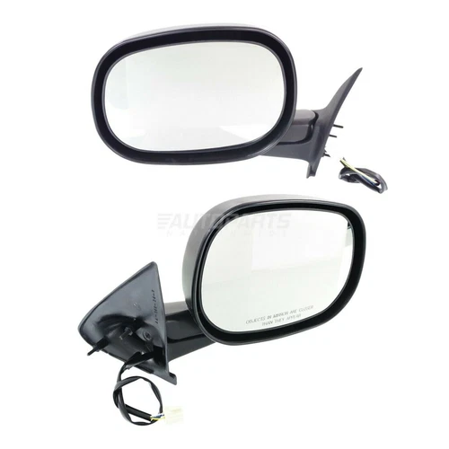 New Left & Right Side Power Mirror Textured Black Fits 1997-2000 Dodge Dakota