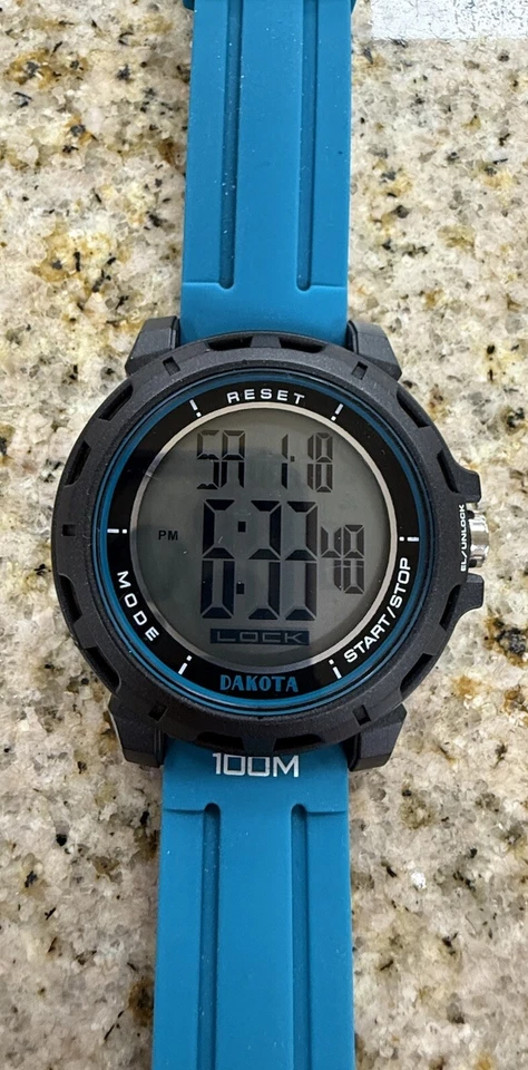 RARO, ÚNICO Reloj DIGITAL Unisex DAKOTA Moon Glow "The Touch EL". Pantalla táctil. Foto 3 de 4