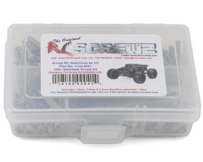 RC Screwz Arrma Notorious 6S BLX V5 Stainless Steel Screw