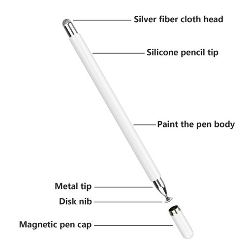 Capacitive Touch Pen with Superior Control for Touch Interfaces Work Note Taking - Zdjęcie 5 z 11