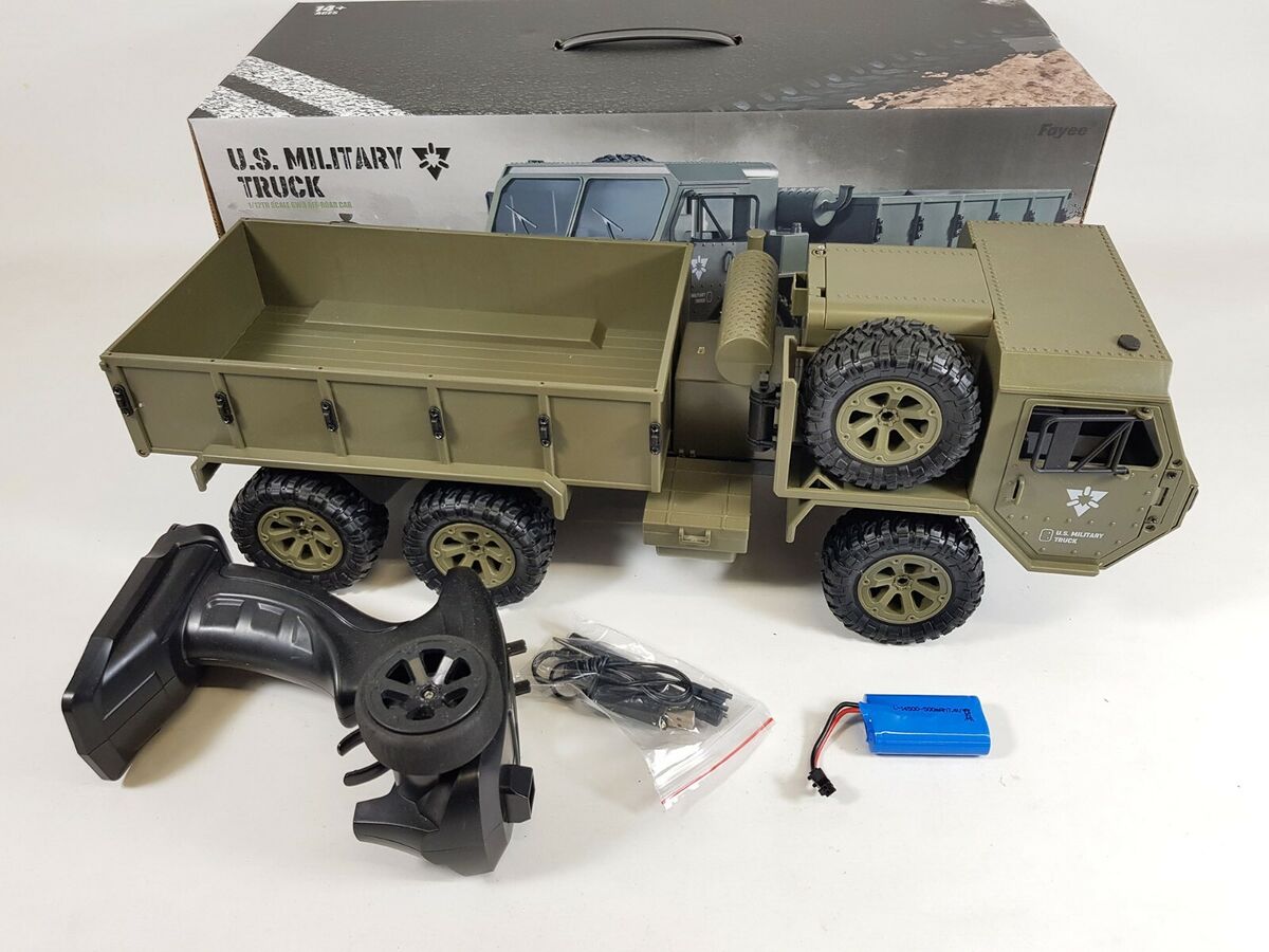 1:12 RC Military Truck 6WD Off-Road Remote Control Car 2.4 1:12 RC Military Truck 6WD Off-Road Remote Control Car 2.4