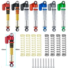 43MM CNC Anodized Threaded Double Barrel Shock Absorbers for 1/24 RC Axial SCX24