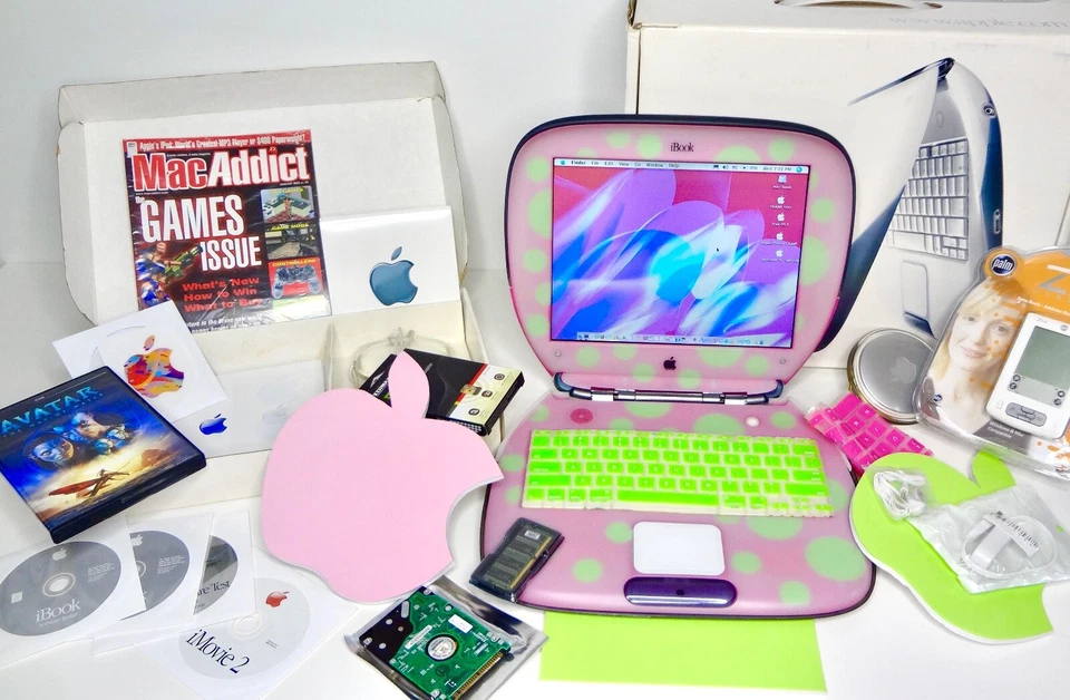 Apple iBook Clamshell G3 DVD PVT COLLECTOR 467 60GB HD Dual BOXED ⭐️⭐️⭐️⭐️⭐ - Image 2 of 4