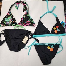 TWO 2 Bikini Bathing Swim Suits NWT Sz LG - 4 PCS.