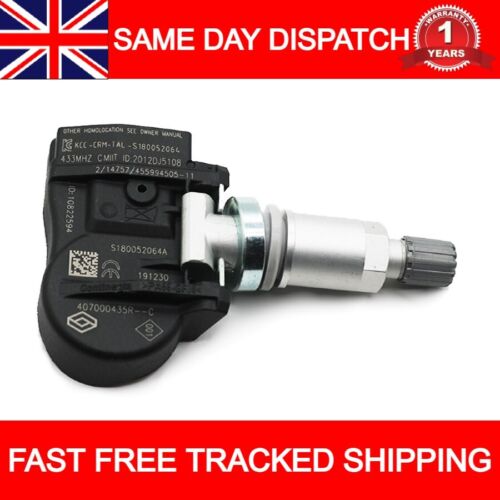 NEW TYRE PRESSURE MONITORING SENSOR FITS RENAULT SCENIC III 2009-ON 400014704R - Picture 1 of 5