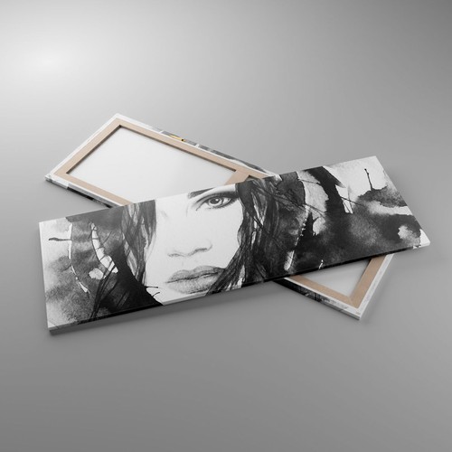 Wandbilder 140x50cm Leinwandbild Schmuck Dame Kleid Eleganz XXL Bilder Wanddeko - Bild 2 von 10