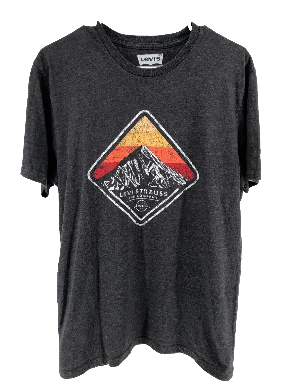 Levi's Short Sleeve T-Shirt Men's Size Large Black