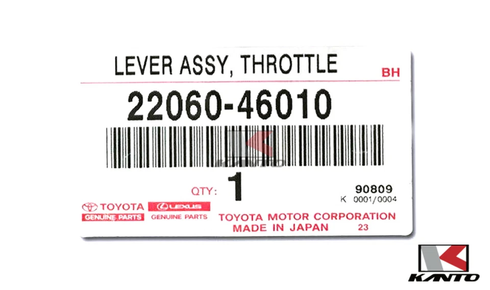 Conjunto de palanca genuino Lexus 22060-46010, acelerador con sensor para GS300 GS400 GS430 Foto 3 de 3