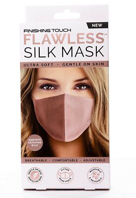 Finishing Touch Flawless Silk Face Mask Women s Blush Gentle Breathable SILK