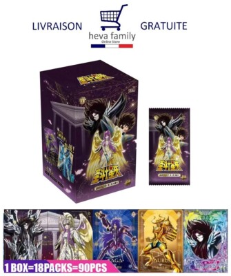 SAINT SEIYA KAYOU JCC TCG DISPLAY 10 Yuan Serie 2 / 18 Booster / 90 Karten NEU