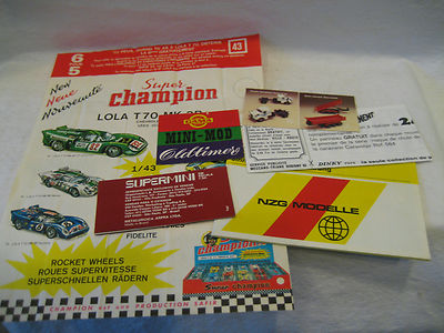 vintage EUROPEAN foreign toy vehicle catalog GAMA farm utility cars LOLA trucks