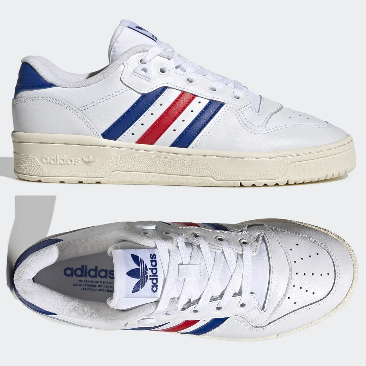 Mens white shop adidas 35 trainers