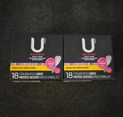 2 Kotex Liners, 18 count (Total 36) U by Kotex (Y27)