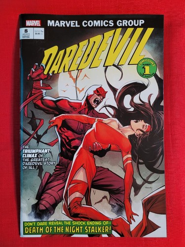 Daredevil #8- CVR B Stephen Segovia Variant, MISPRINT Saladin Ahmed, 2024 VF/NM!
