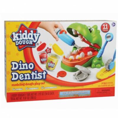 DKB Kiddy Teig Dino Zahnarzt Modellierteig Spielset 