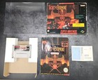 SNES Secret of Evermore avec boîte d'origine et conseiller de jeux CiB