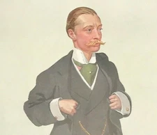 Harold John 'Jack' Tennant Vanity Fair dangerous trade print 1909 original 