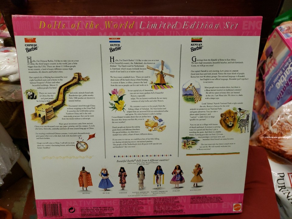 barbie-dolls-of-the-world-limited-edition-gift-sets-nib-1994-by-mattel