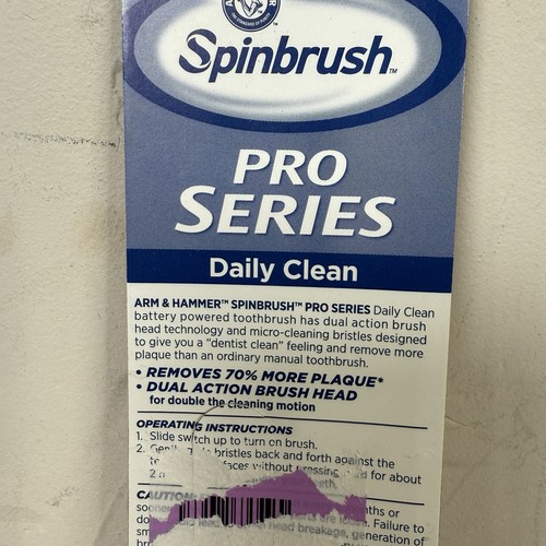 Arm & Hammer Spinbrush Pro Series Medium Borsten 2 Ersatzbürstenköpfe - Bild 6 von 7
