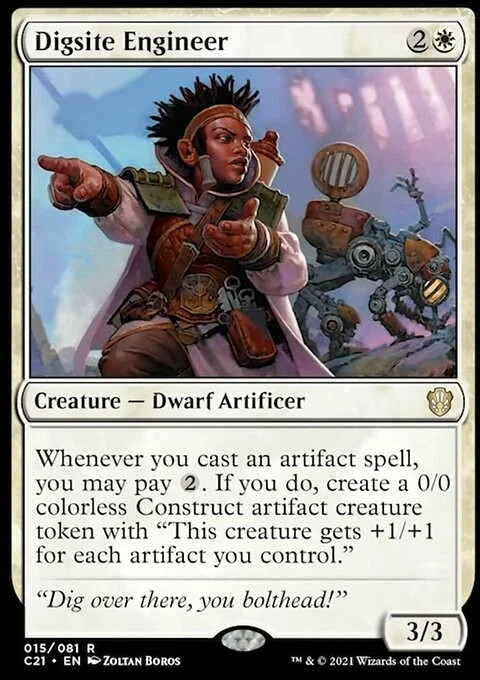 Magic the Gathering MTG Digsite Engineer (15) Commander 2021   LP